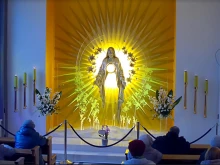 The perpetual adoration chapel in Niepokalanów, Poland.